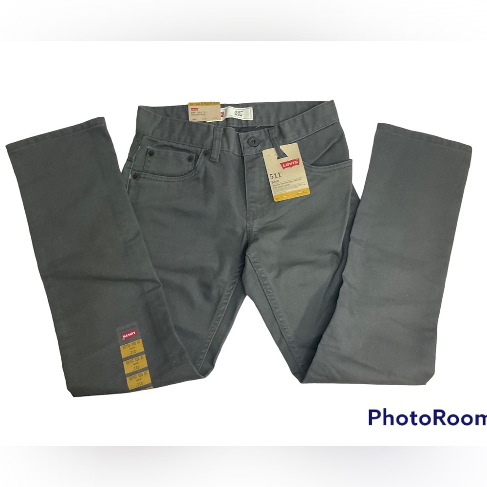 Levi’s Straus 511 Slim Regular big kids Jeans NWT Grey